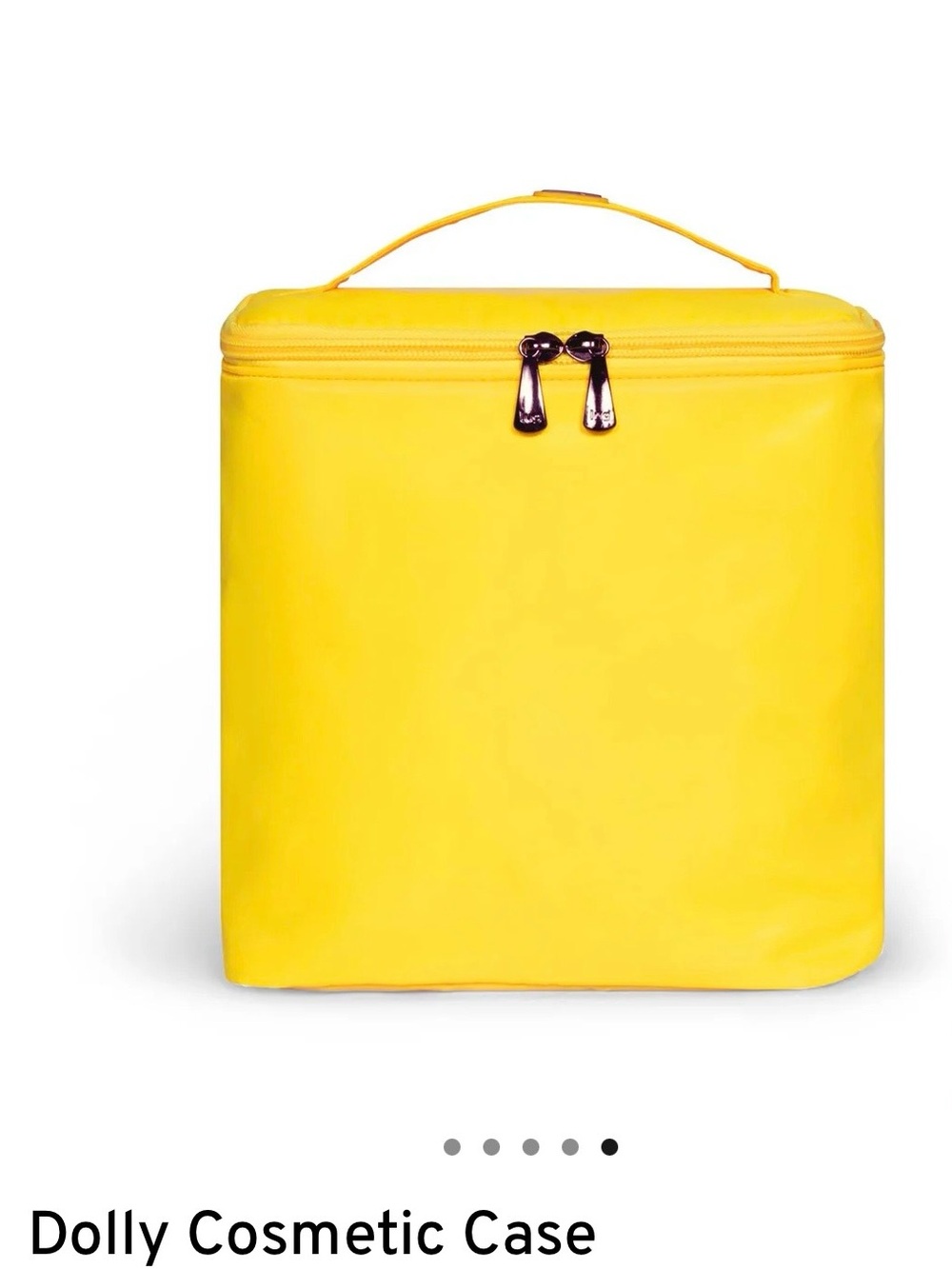 NWT- lug Yellow Dolly Cosmetic Case